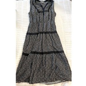 Tiered black and white midi dress by DR2 (from Nordstrom)